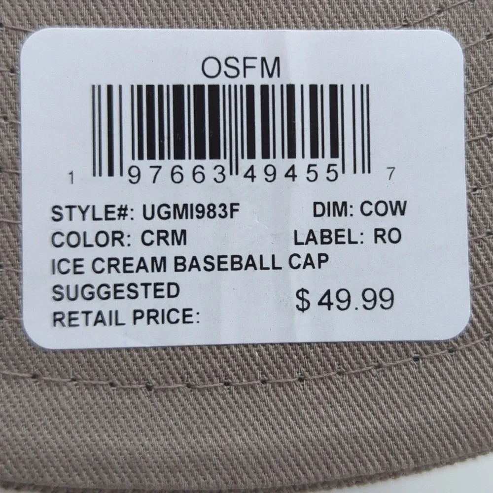 Ultra Game Dallas Cowboys Snapback Hat Cream Brown Ice Cream NFL Cap UGMI983F
